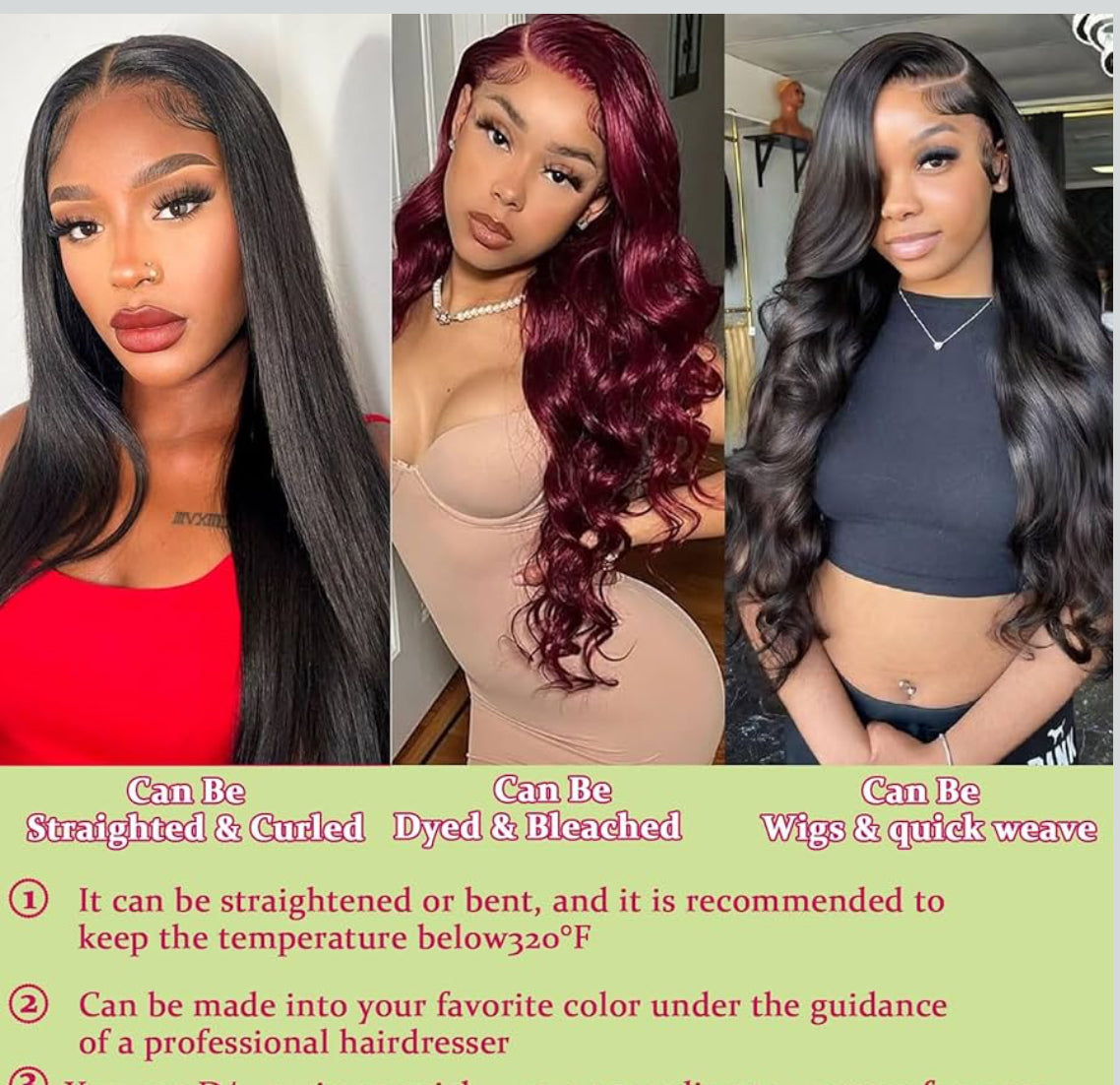 Body wave hair bundles and closure 18” 20” “22”