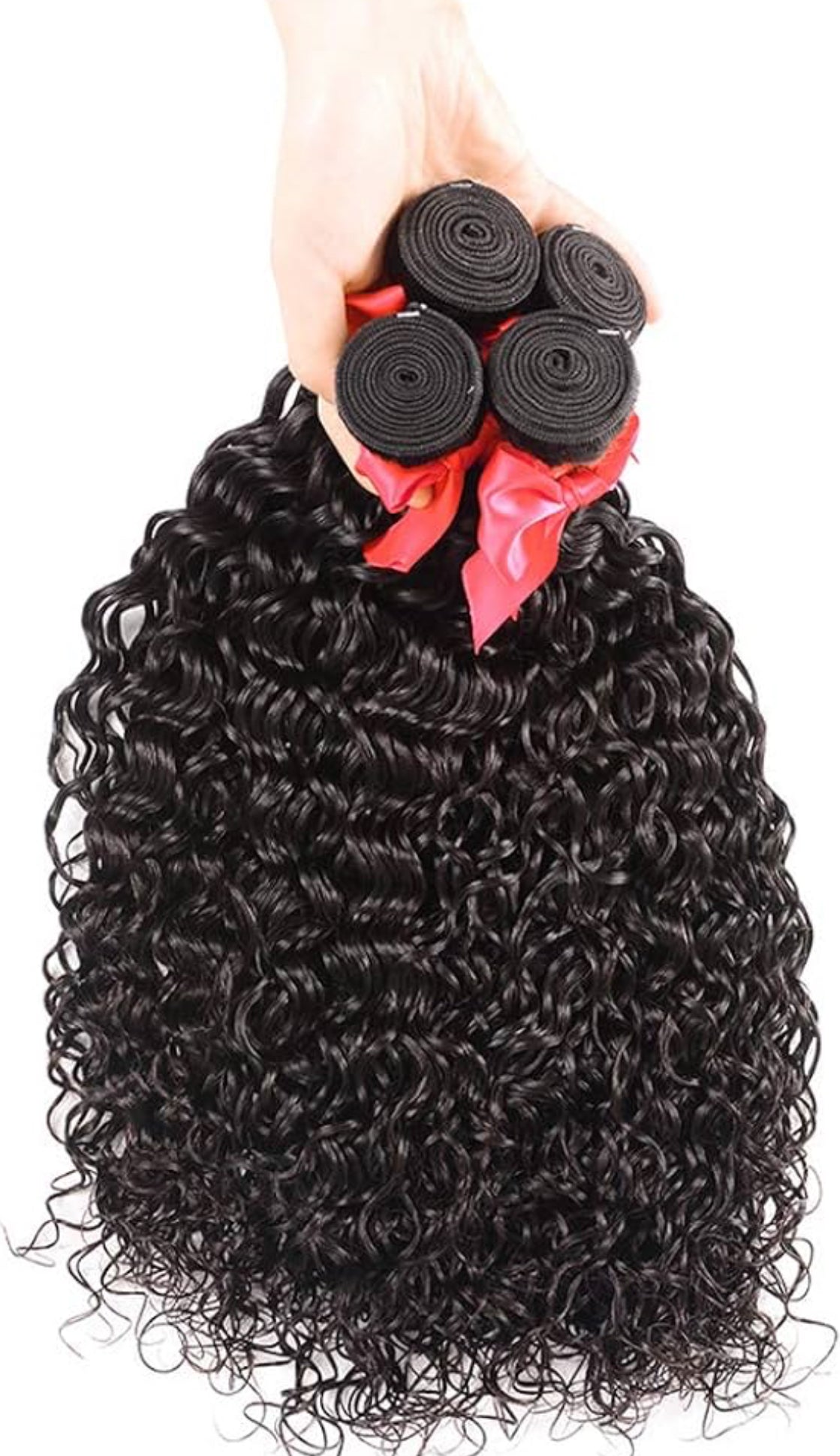 Hair bundles and closure 18”20”22”